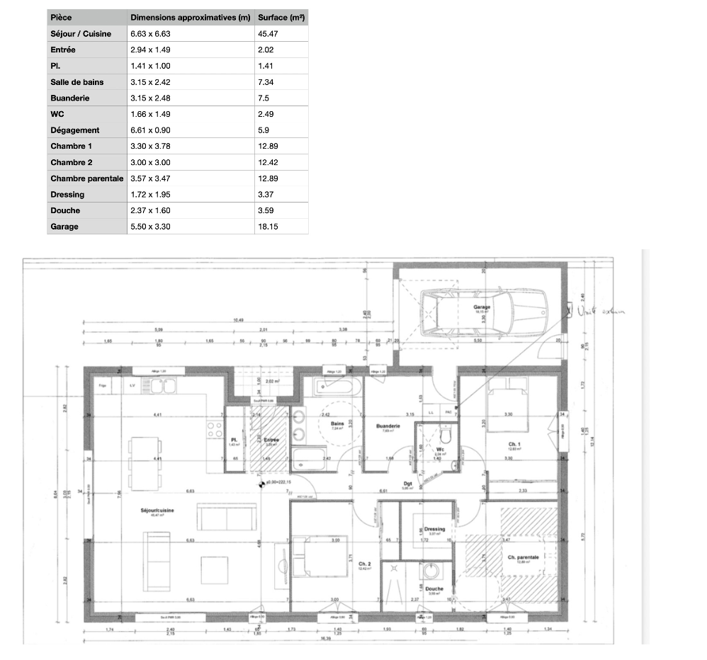 Électricité complète maison neuve 117 m² à Bourgoin