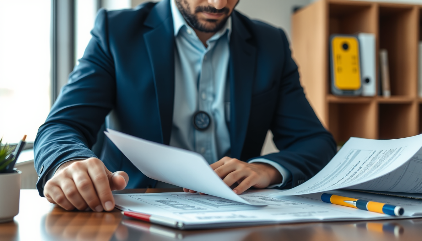 Documents administratifs et contrats pour création d'entreprise carreleur BTP