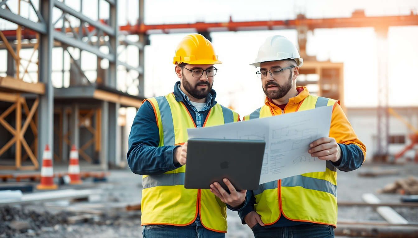 Réunion entre artisans canalisateurs et chef d'entreprise pour développer leur activité